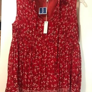 Max Studio Red Blouse